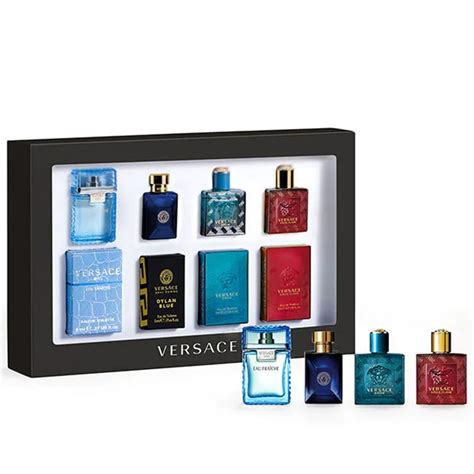 versace men's mini gift set|miniature men's aftershave sets.